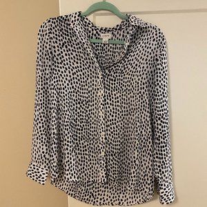 J. Crew Spotted - White-Blue-Navy